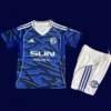 Schalke 04 Home Kids kits 25/26 front lightweight breathable junior shirt
