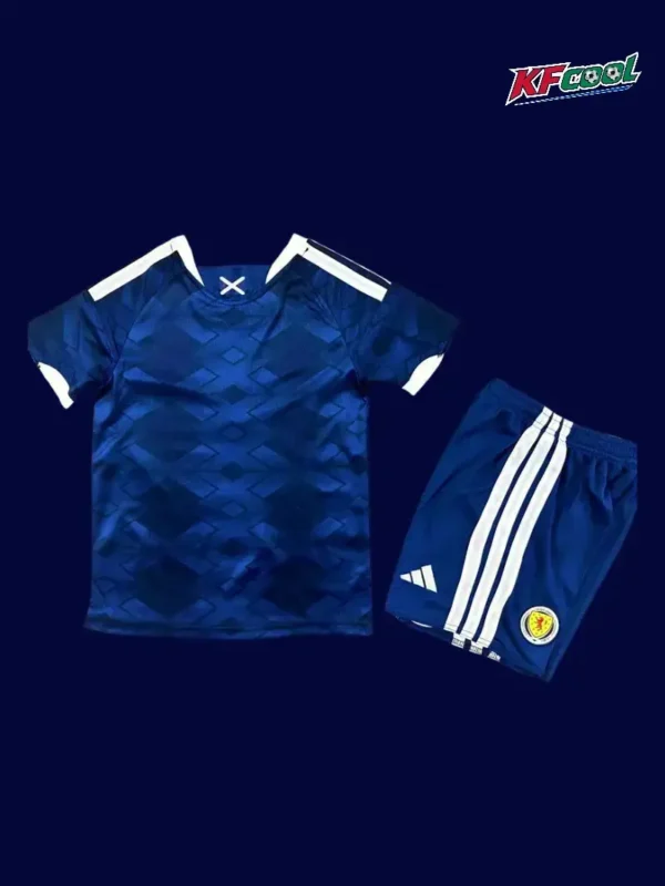 Scotland home kids kit 26/27 back with name area
