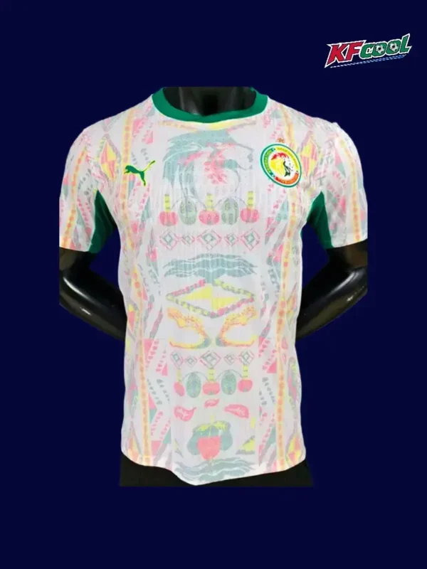 Senegal 26/27 home player jersey front — pro fit, white design