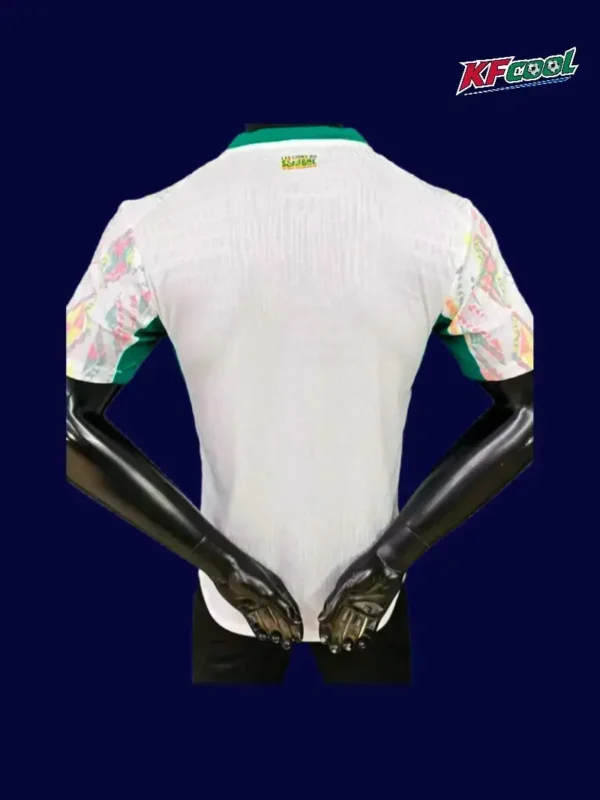 Senegal 26/27 home player jersey back — lightweight performance panel
