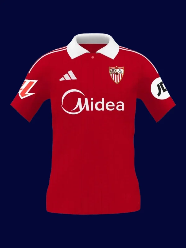 Seville Away Jersey 25/26 Fans Version front with away colorway and badge.