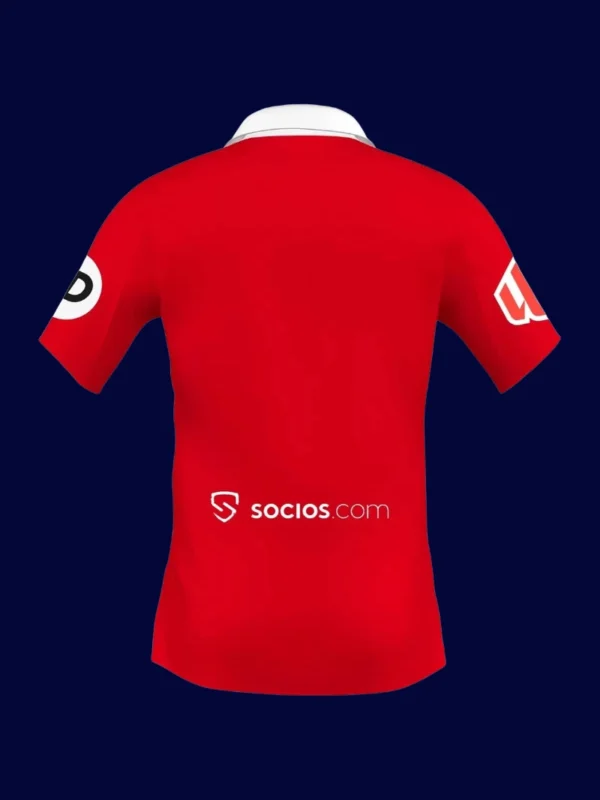 Seville Away Jersey 25/26 Fans Version back showing number area.