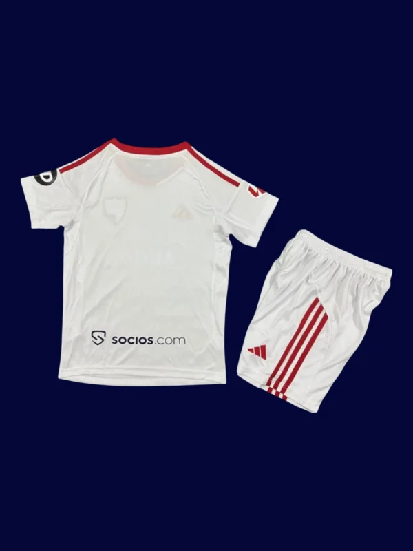 Seville Home Kids Kits 25/26 back showing printed number area for children.