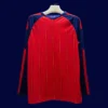 Spain home red long sleeve fans jersey 26/27 back seam detail