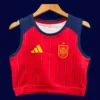 Spain home women’s yoga vest 26/27 front — sleeveless athletic top