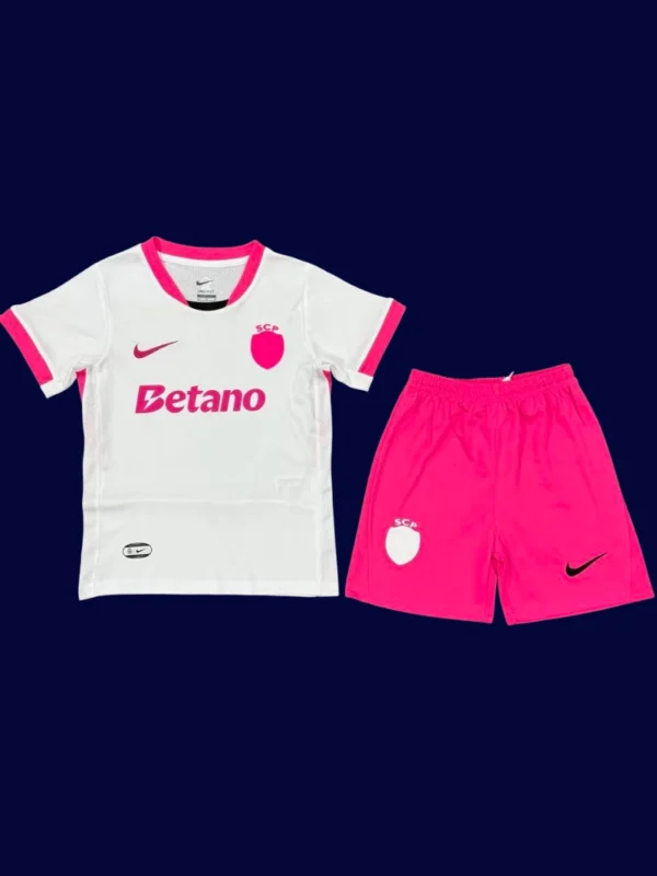 Sporting October Special Edition Kids kits 25/26 front lightweight breathable junior football shirt