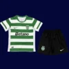 Sporting Portugal Home Kids kits 25/26 front lightweight breathable junior football shirt