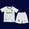 Sporting Portugal Third Kids kits 25/26 front lightweight breathable junior football shirt