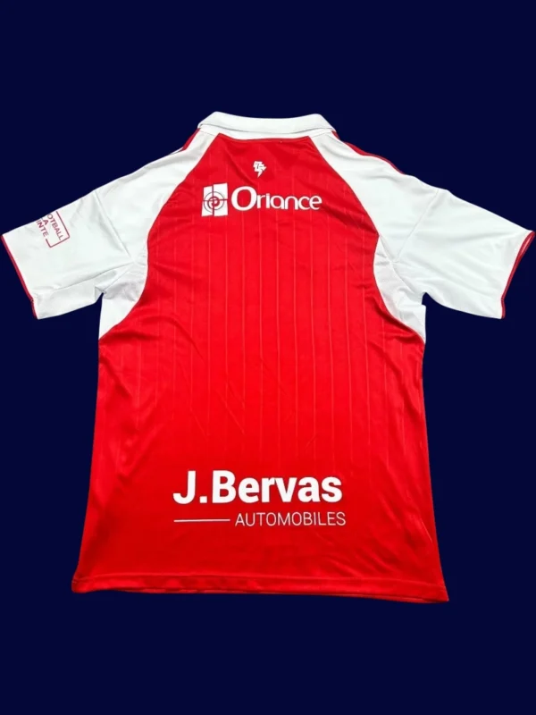 Stade Brestois Home Jersey 25/26 Fans Version back custom number
