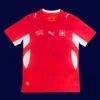 Switzerland home red jersey 26/27 fans front — breathable material