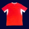 Switzerland home red jersey 26/27 fans back with collar detail