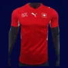 Switzerland 26/27 home player jersey front — pro fit, red design