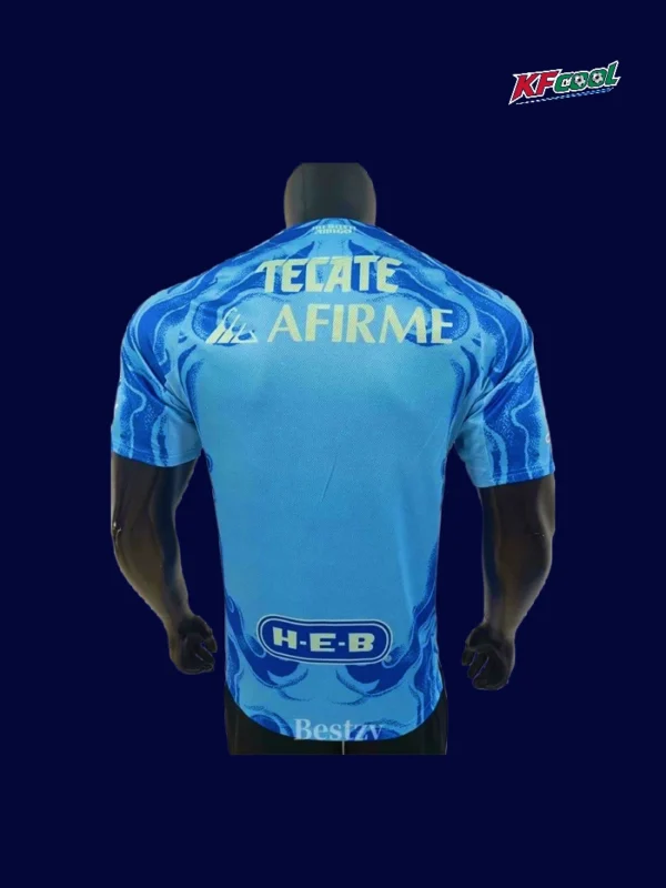 Tigres 25/26 player away jersey back customizable print