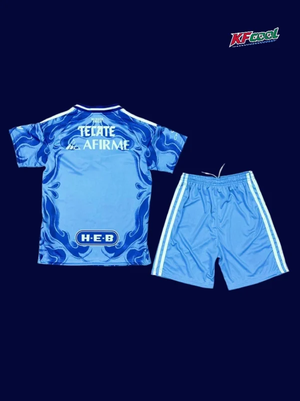Tigres 25/26 kids away kit back with customizable number