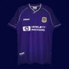 front view of Tottenham away retro jersey (98/99) in classic away colors.