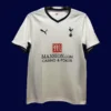 front view of Tottenham home white retro jersey (08/09) with crew neck.