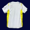 back view of Tottenham home white retro jersey (09/10) showing reinforced back panel.