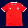 Tunisia home red jersey 26/27 fans front — breathable material