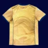 Tunisia third gold jersey 26/27 fans back with logo detail