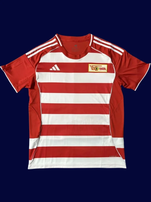 Union Berlin Home Jersey 25/26 Fans Version front collectible high‑quality football top