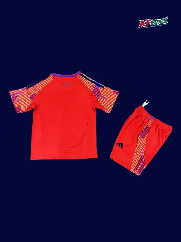 Universidad De Chile 25/26 kids away kit back view