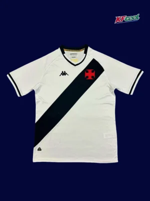 Vasco away jersey 25/26 fans version front white black design