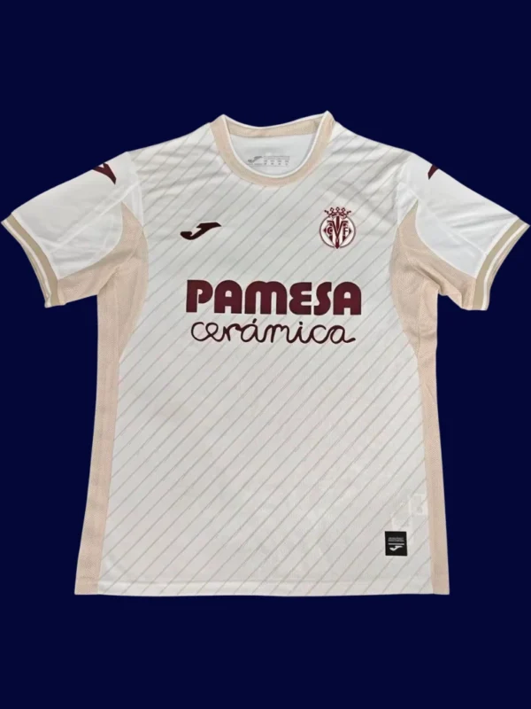 Villarreal Away Jersey 25/26 Fans Version front with away colorway and badge.