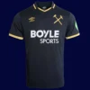 West Ham Third Jersey 25/26 Fans Version front showing alternate third kit design and crest.
