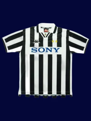 Zidane Juventus home retro jersey front 96/97, high-quality breathable fan gear.
