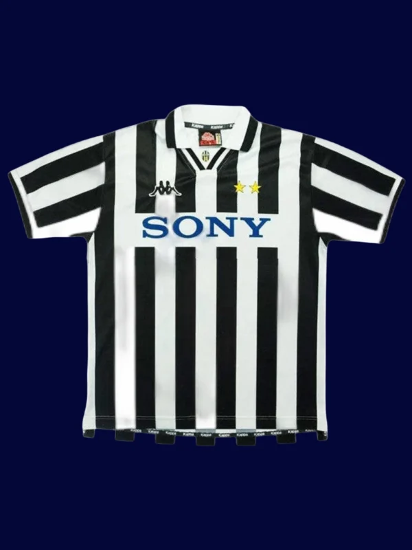 Zidane Juventus home retro jersey front 96/97, high-quality breathable fan gear.