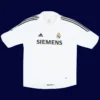 Zidane Real Madrid home white retro jersey front 05/06, high-quality breathable fan gear.