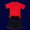 Albania kids 25/26 home jersey back with name and number space