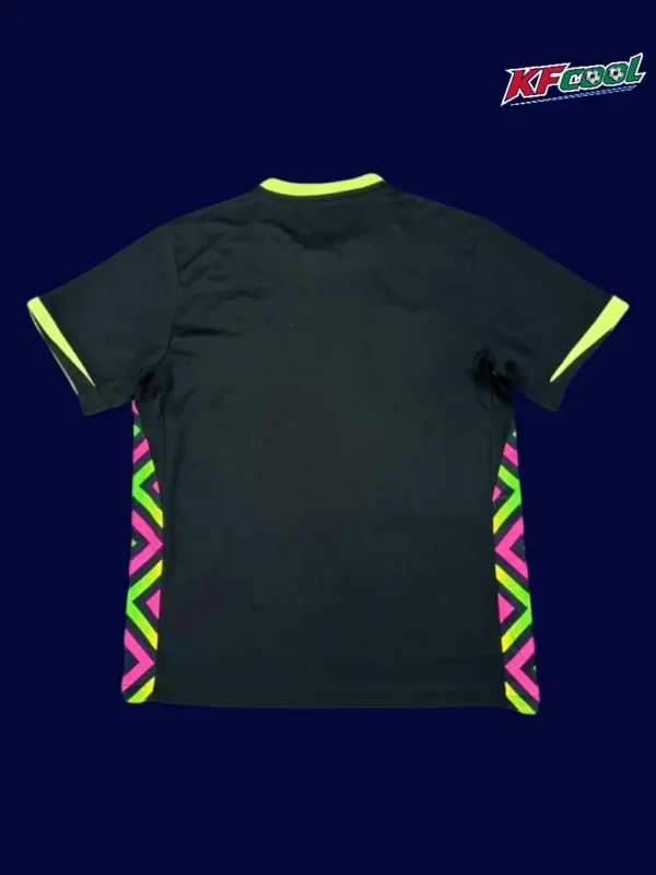 Australia 25/26 black home jersey back with customization area