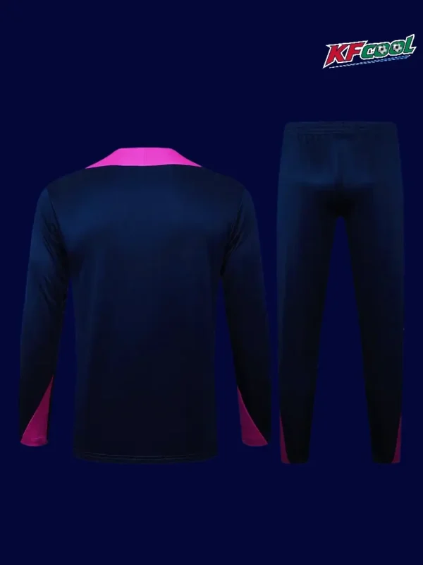 Barcelona 25/26 black training tracksuit back view