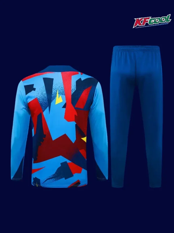Barcelona 2026 training tracksuit back view showing fitted silhouette