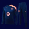 Barcelona kids 26/27 training tracksuit front designed for children