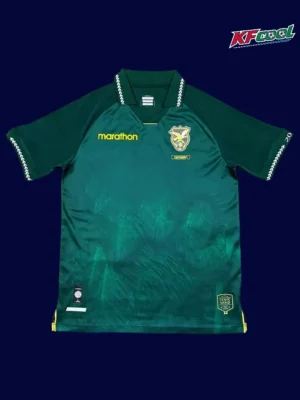 Bolivia 25/26 home green football jersey front with crest