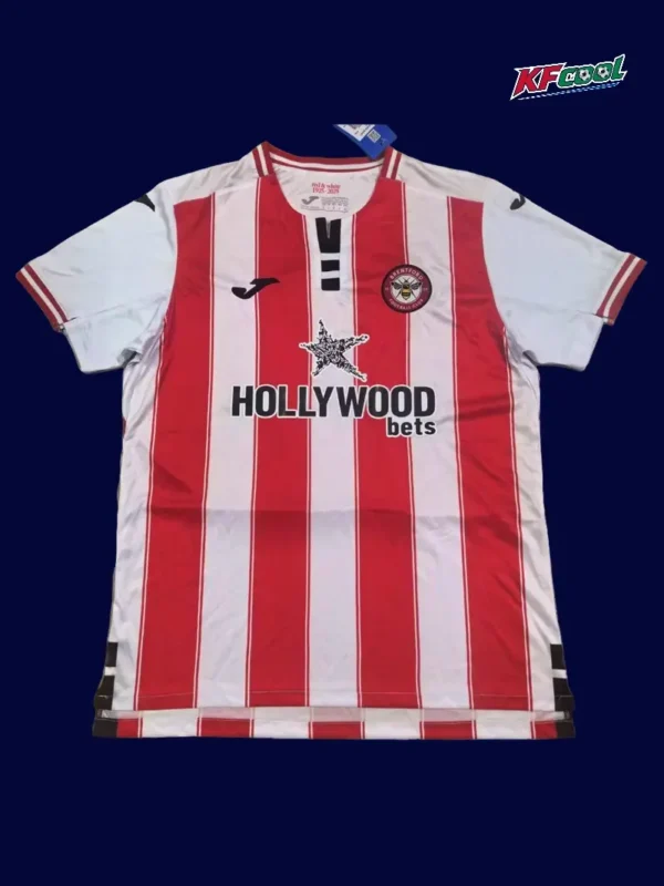Brentford Home Jersey 2526 Fans Version1 - KFCool – Football Jerseys & Soccer Kits Store Brentford 25/26 home football jersey front fans version
