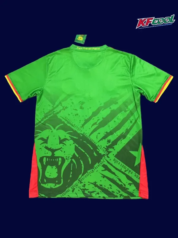Back view of Cameroon 25/26 home jersey with customization area