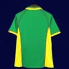 Back view of Cameroon 1998 retro jersey with vintage number styling