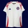 Chile 24/25 away white football jersey front with national crest