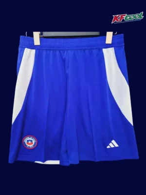 Chile 24/25 blue shorts pants front with official design