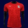 Egypt 2025 home red football jersey front player version