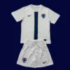 Finland Home White Kids kits 2526 Fans Version1 - KFCool – Football Jerseys & Soccer Kits Store Finland kids 25/26 home white football jersey front