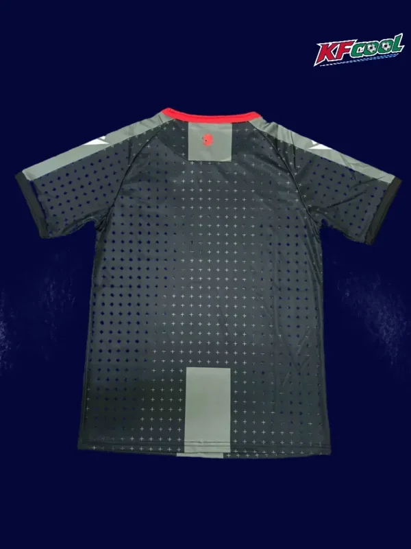 Back view of Georgia 2024 away black shirt