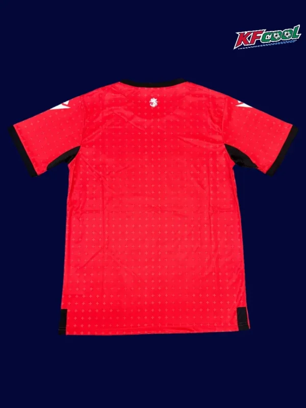 Back view of Georgia 2024 third red shirt