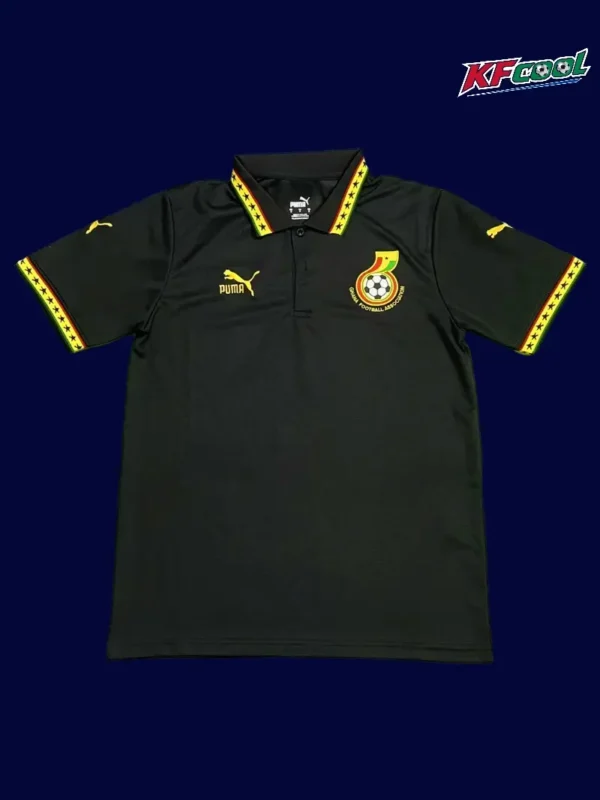 Ghana 26/27 black special edition football jersey front