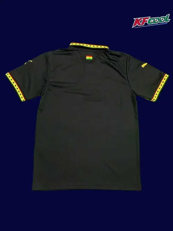 Back view of Ghana 26/27 black special edition jersey
