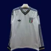 Italy away white long-sleeve jersey 26/27 fans version front.