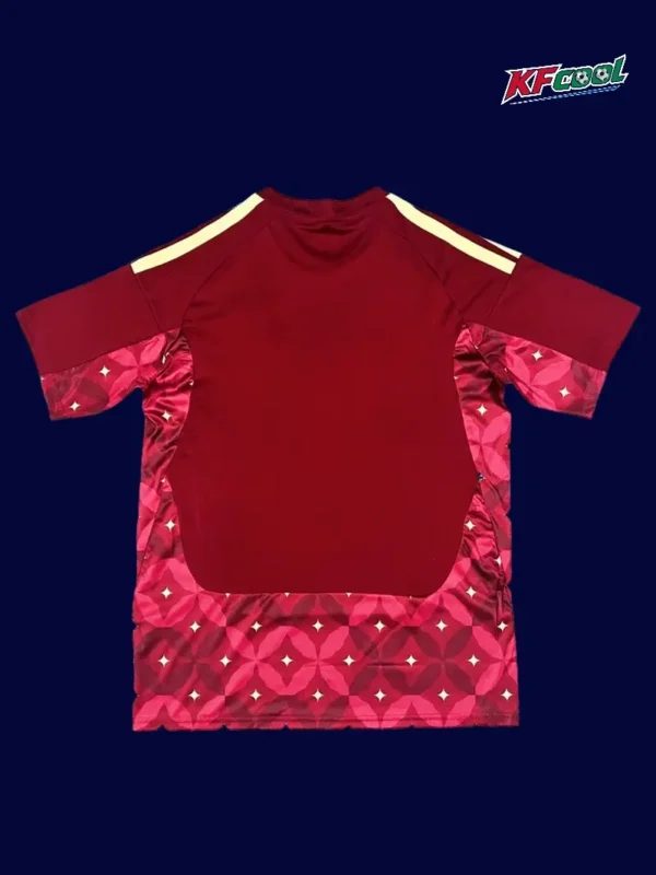 Italy goalkeeper brown-red jersey 26/27 back showing pad layout.